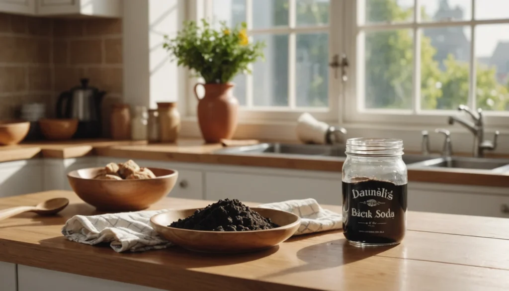 savon noir et bicarbonate