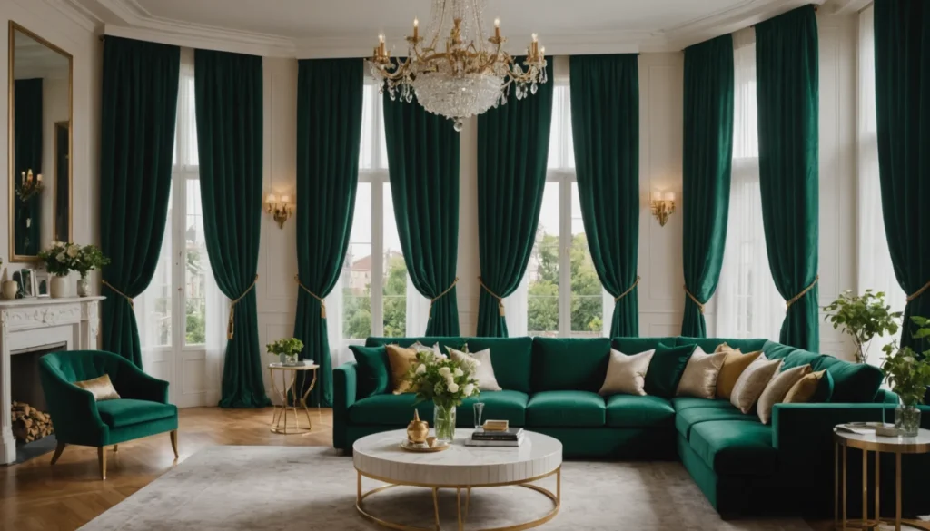 tendances rideaux 2023 pour le salon