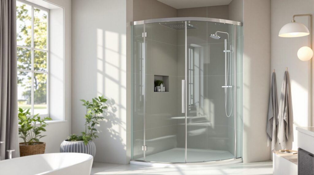 douche vitrée